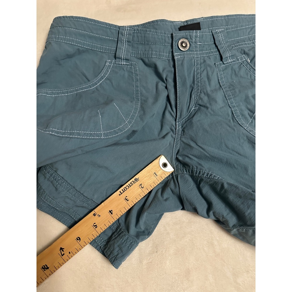 Kuhl Splash 5.5 Hiking Shorts Womens 6 Slate Blue Gray Cargo Utility Outdoor - Picture 15 of 16